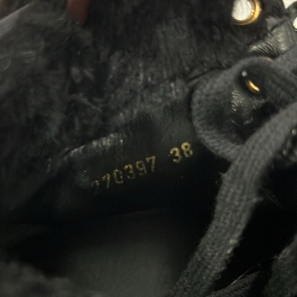 GUCCI HIGH TOP FUR LINED SNEAKERSS-size 38 - Picture 3 of 4